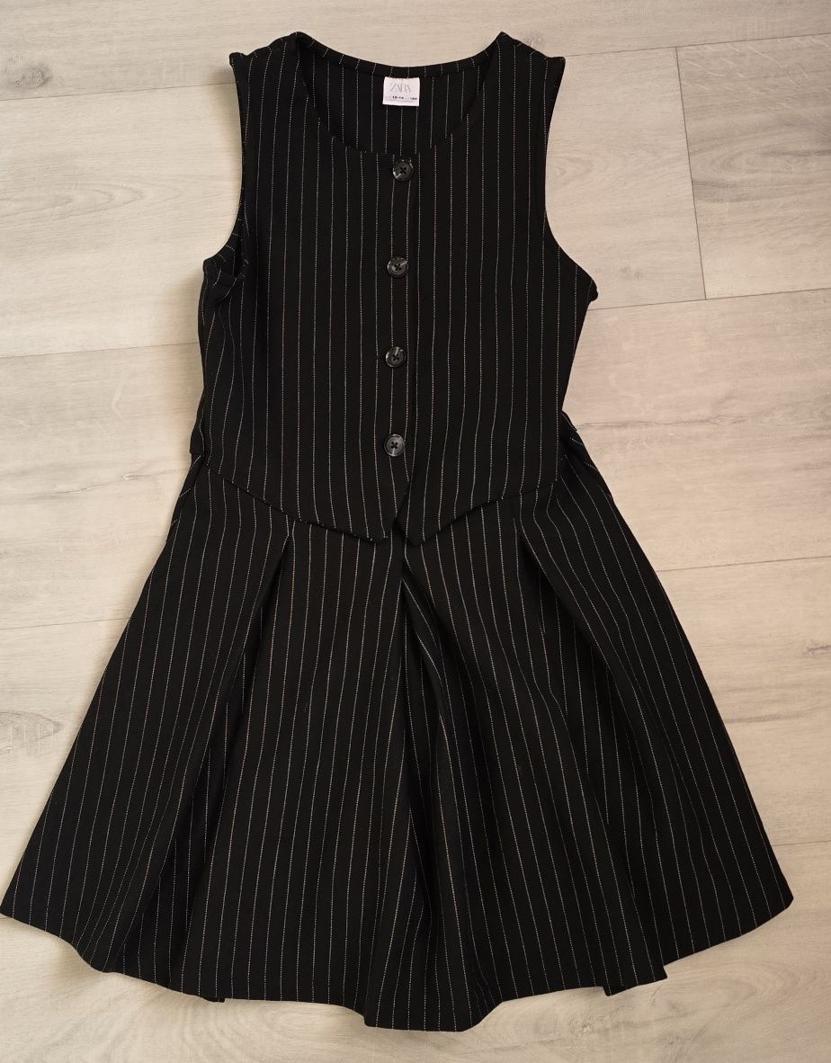 Сарафан для девочки zara, zara, школьный сарафан