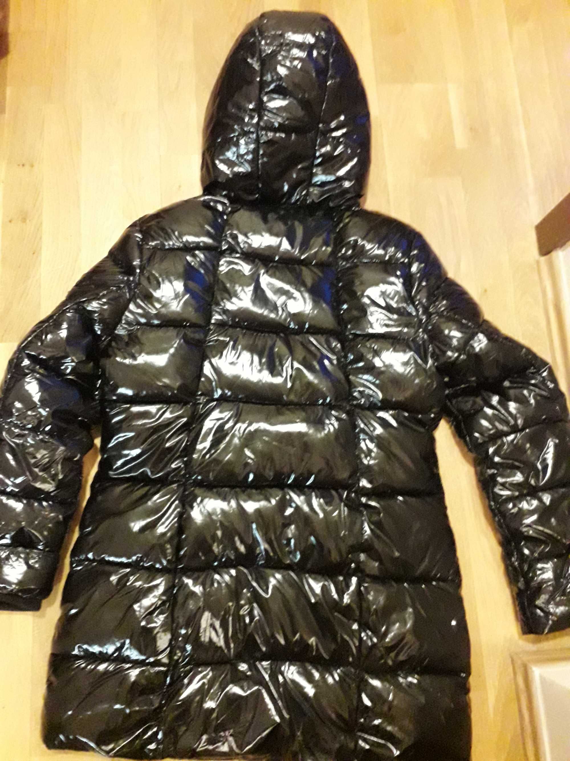 Kurtka S´WEST, rozmiar XXL,  zimowa, czarna, błyszcząca