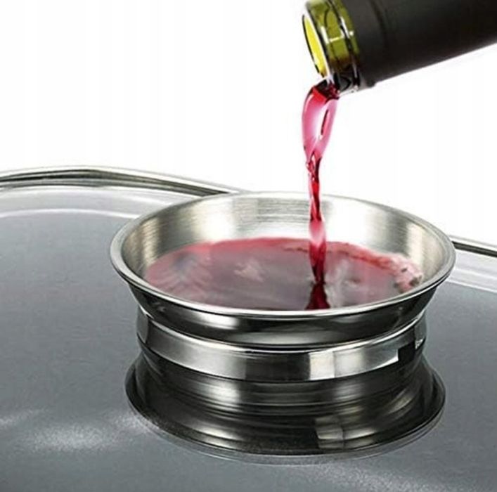 ZESTAW GARNKÓW Z POWŁOKOM MARMUROWĄ ceramiczne 12EL nie przywieragrat