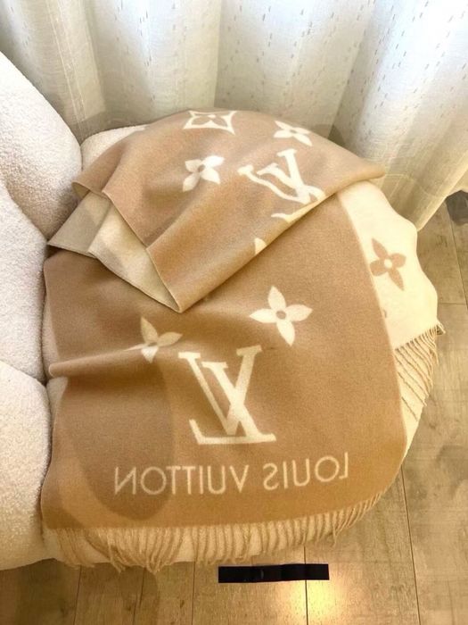 Kaszmirowy szaliki chusta Louis Vuitton