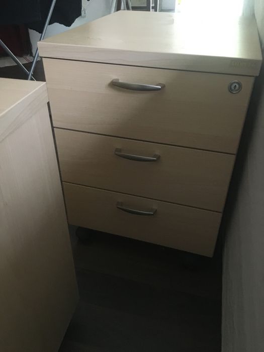 Dwie solidne szafki z szufladami Svenbox konternerki biurowe