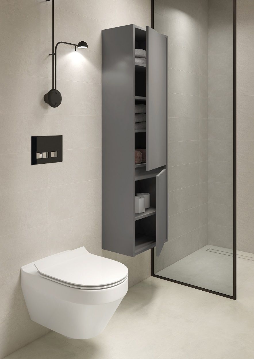 NOWA WC miska wiszaca CERSANIT  CREA NEW Oval z deską wolnoopadajaca