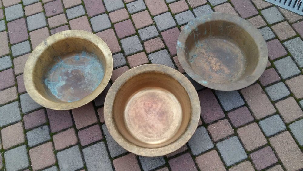 Ретро миска латунна, таз латунний.