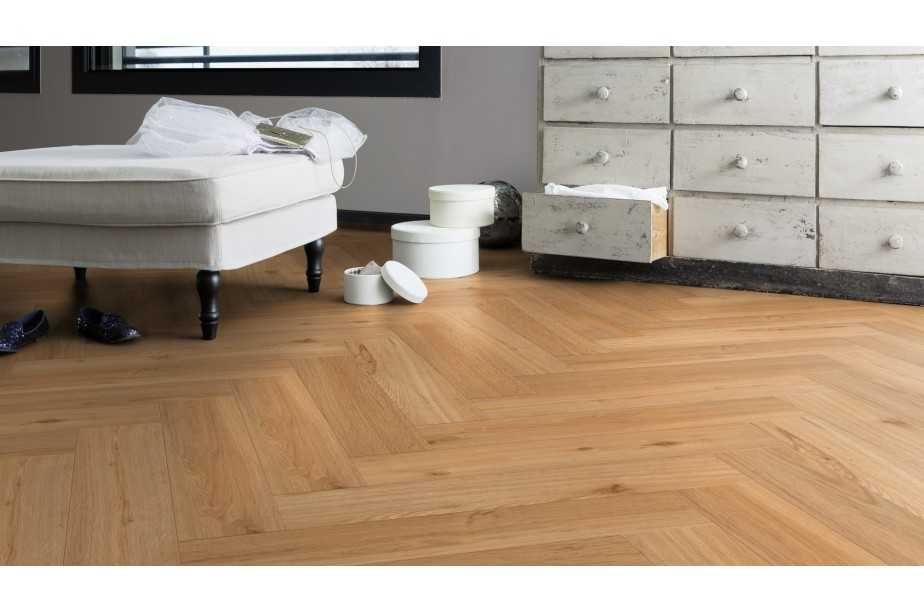 Panele winylowe LVT jodełka na clic Creation 55 rigid acoustic