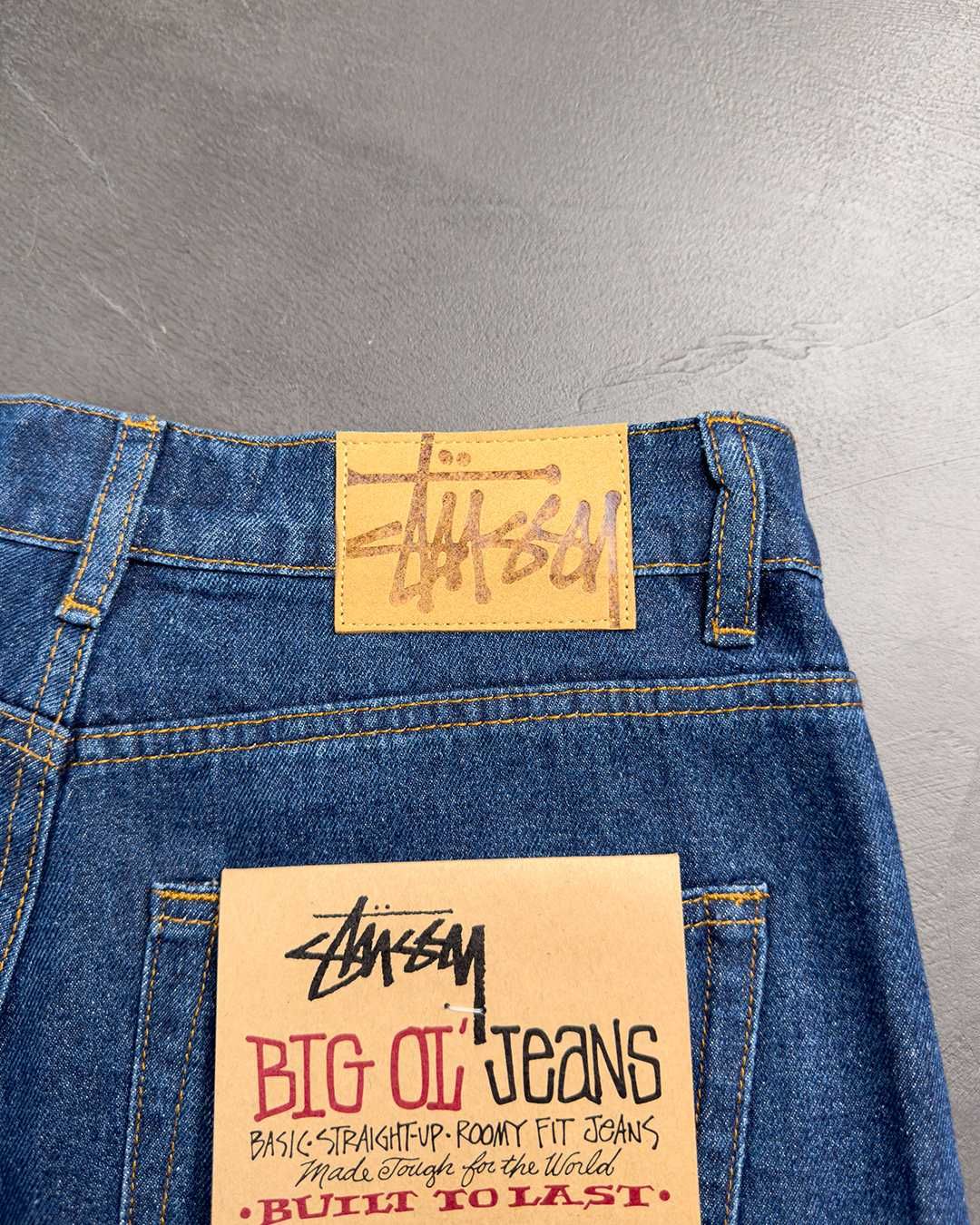 Джинси STUSSY SS-Link Big Ol' Jeans Dark Blue