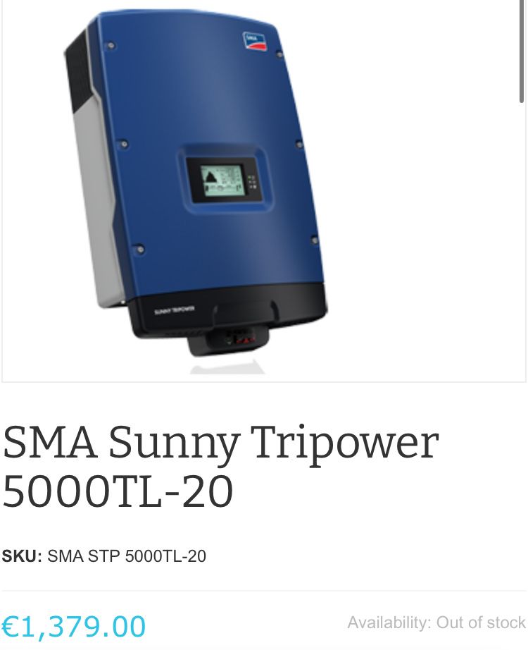 Inversor Sunny Tripower SMA