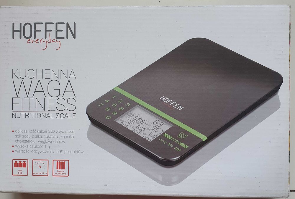 Waga kuchenna Fitness Hoffen everyday Zielona