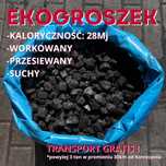 Przesiewany Ekogroszek Groszek Transport Gratis Węgiel Orzech