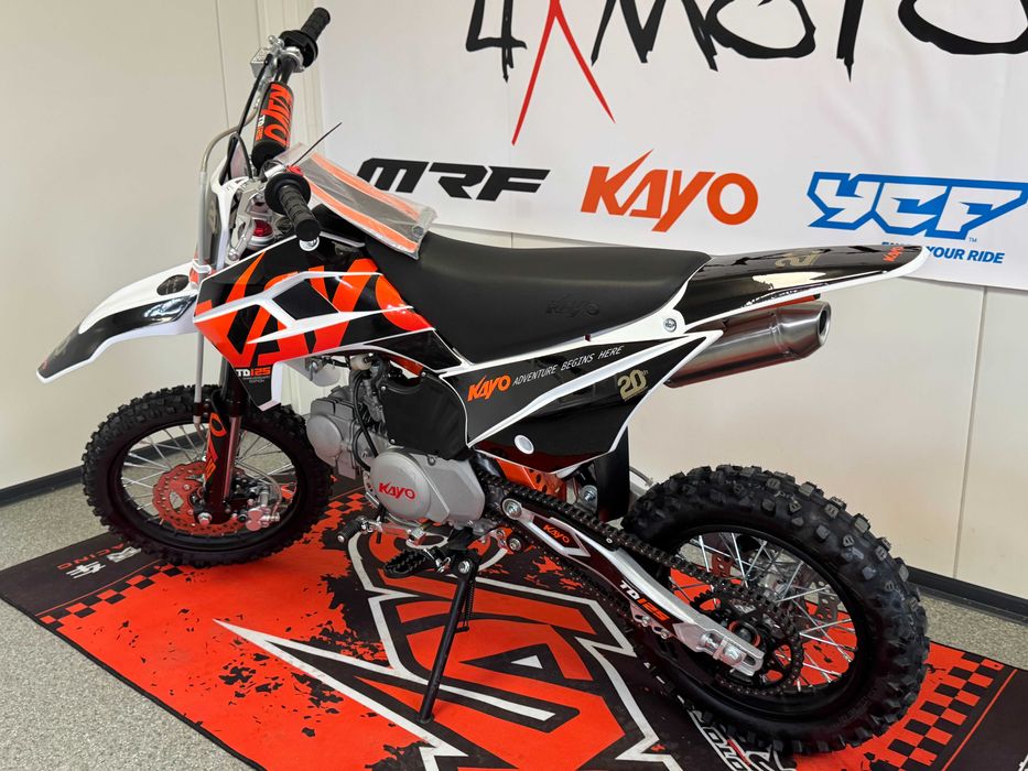 Motocykl Pit Bike MX Cross KAYO TD125 NOWY  ! od 4xMoto.pl raty 0%