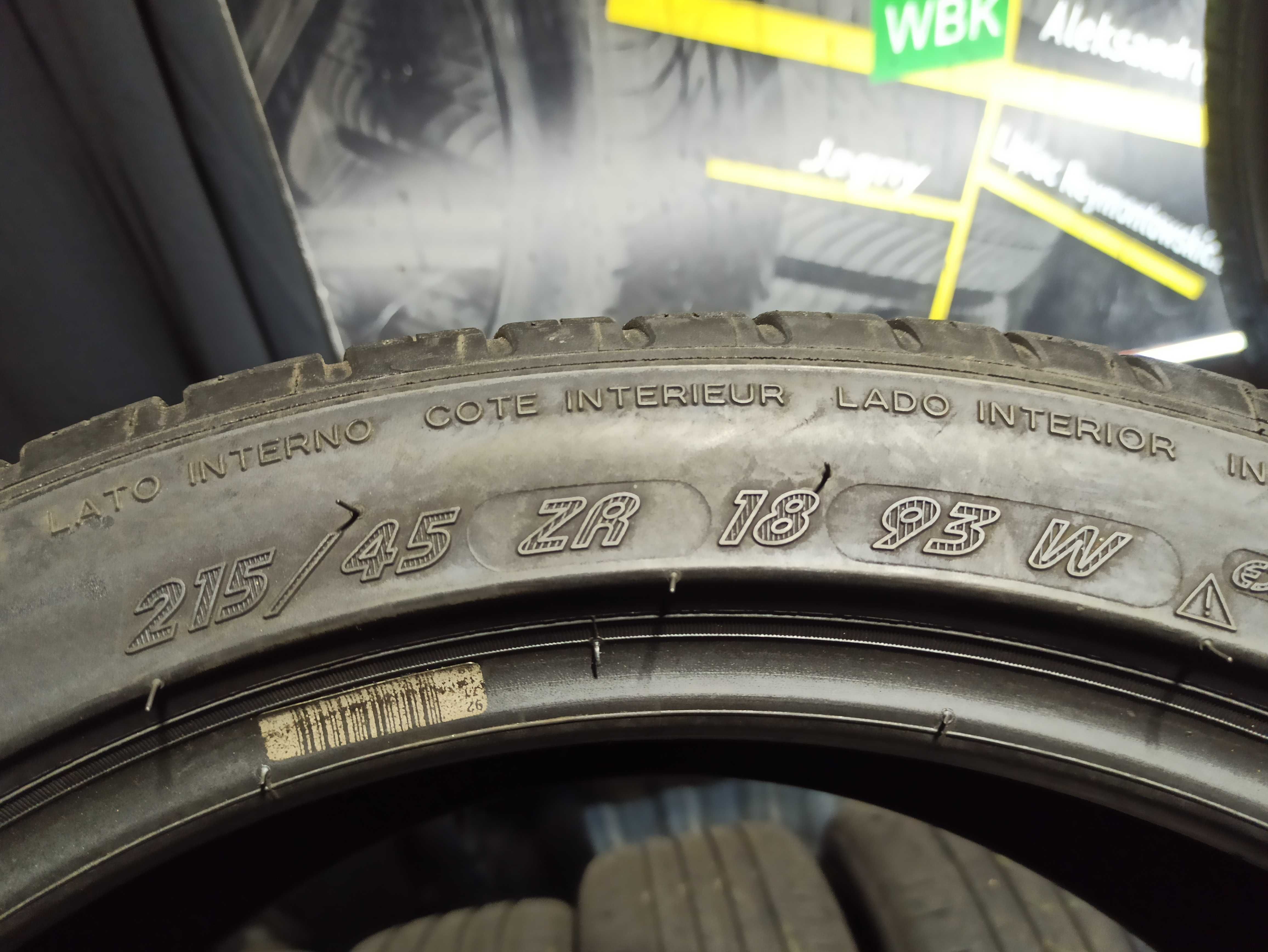 Opony Letnie 215/45/18 MICHELIN PILOTSPORT #1515