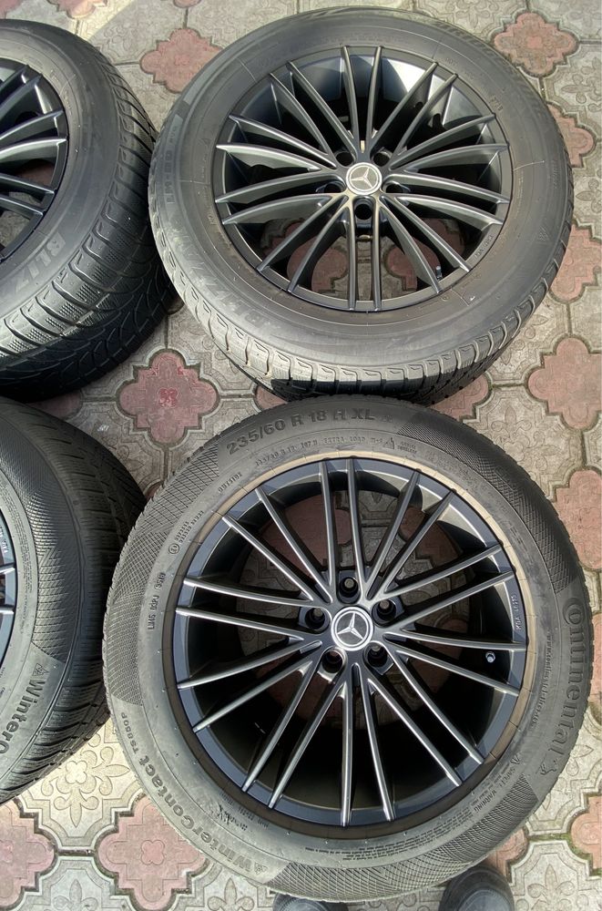 Диски Aluett R18 5/112 Шини 235/60 Всесезон Bridgestone Conti Колеса 4