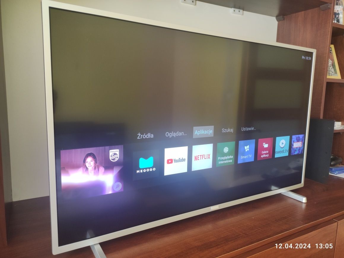 Telewizor Philips LED Smart 4K UHD 43PUS6554/12