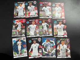 Kompletny Zestaw kart bazowych Euro 2016 Panini Anglia+ inne świecące