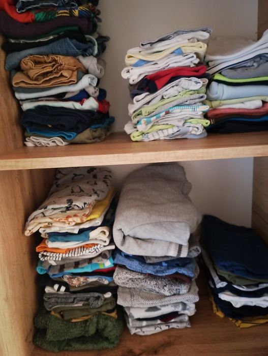 Mix ubranek dla chłopca rozmiar 80 i 86