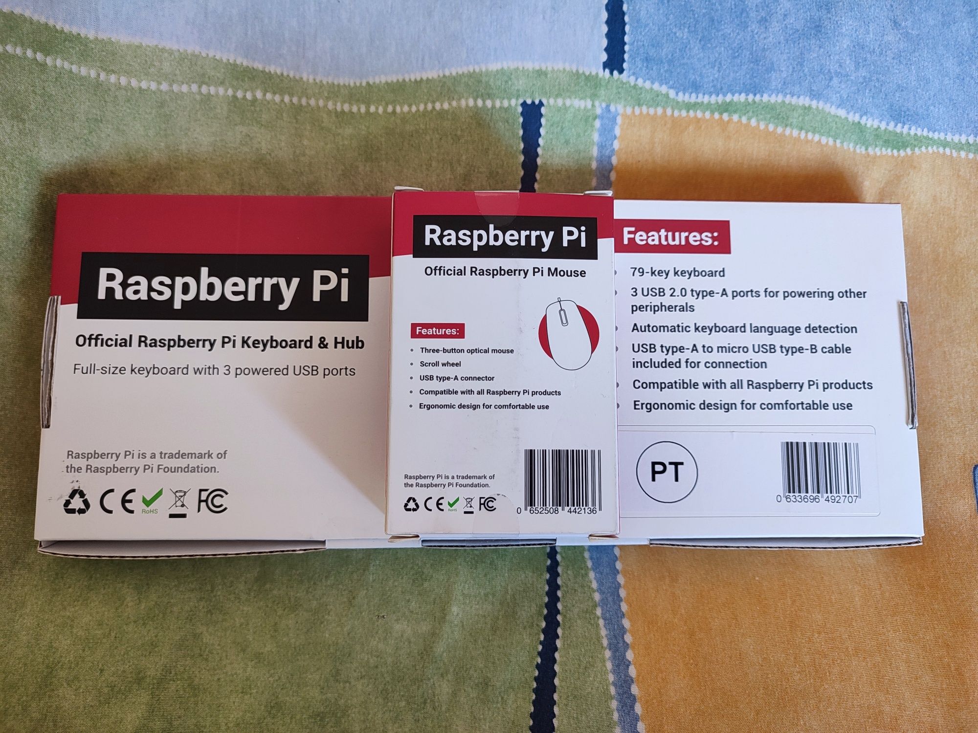 Raspberry Pi Teclado e Rato originais