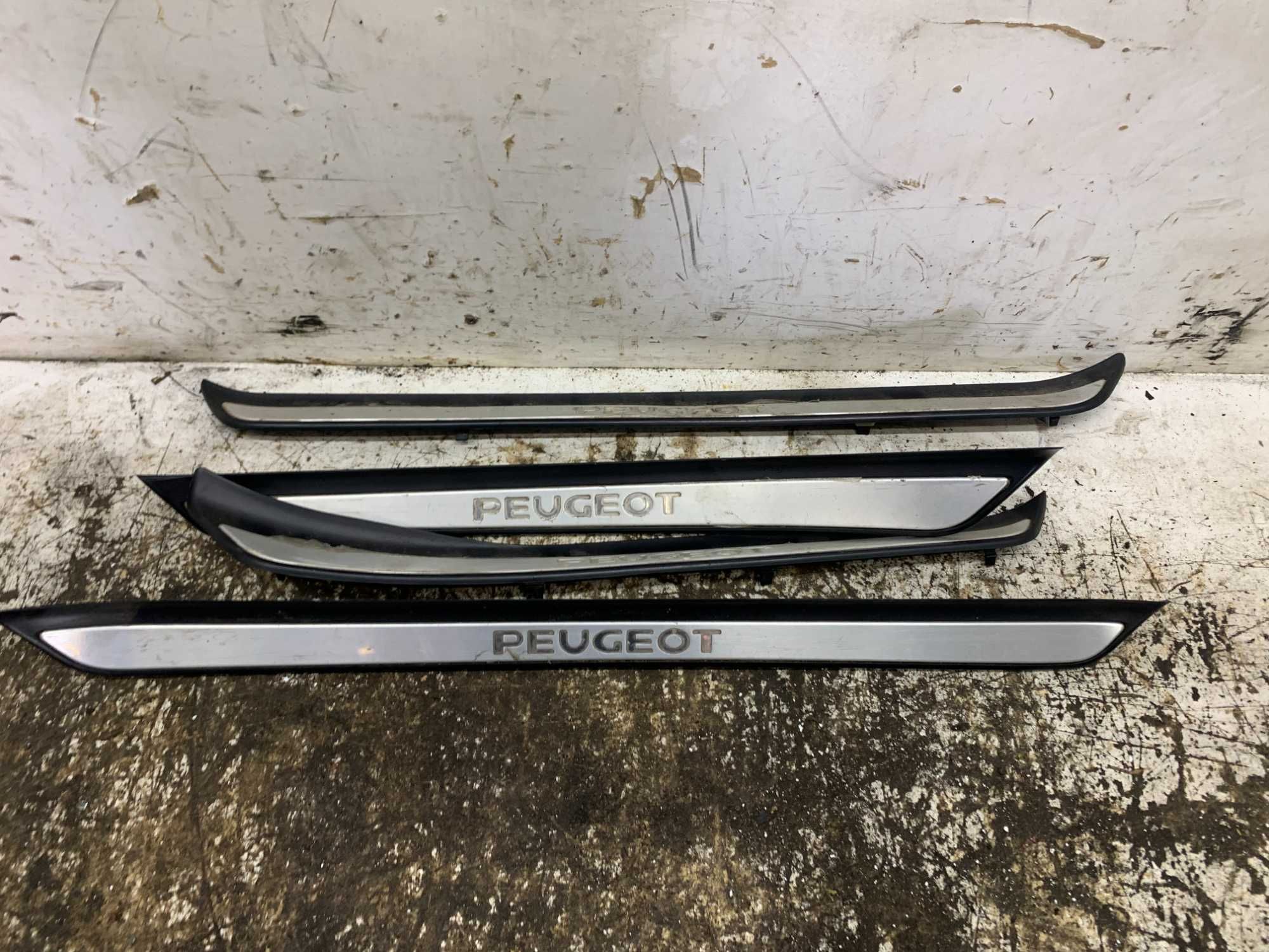 Peugeot 607 Listwa Nakładka Nakładki Progowa Progowe Komplet