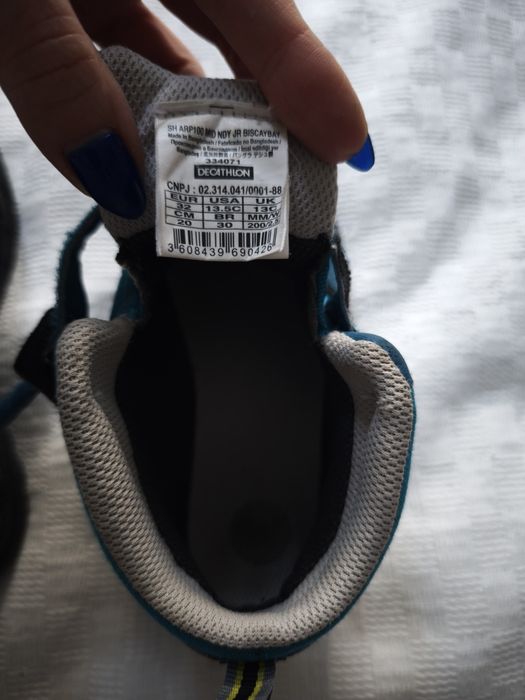 Buty jesienne wodoodporne Quechua Novadry rozmiar 32