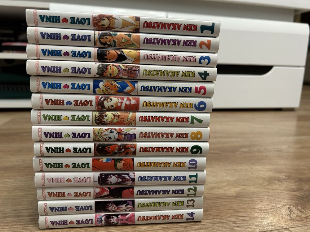 Mangi manga Love Hina 1-14 komplet