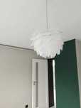 Lampa szyszka biała wisząca 1szt. E27