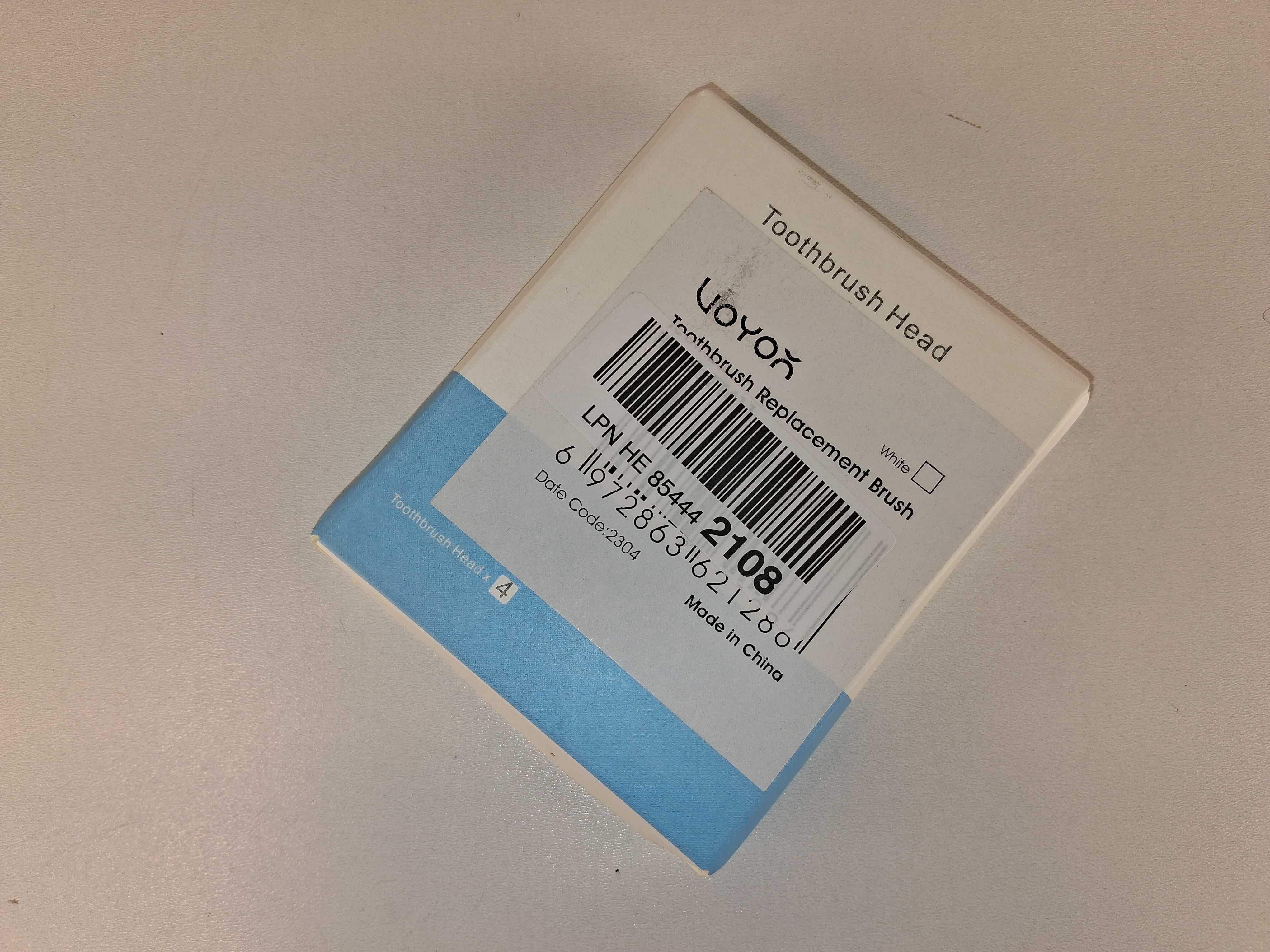 E068 Główki Szczoteczki Voyox Toothbrush Head 4szt Zapasowe Końcówki