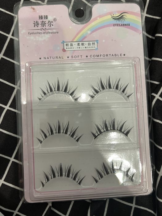 накладні вії, пучки, лєнточкі