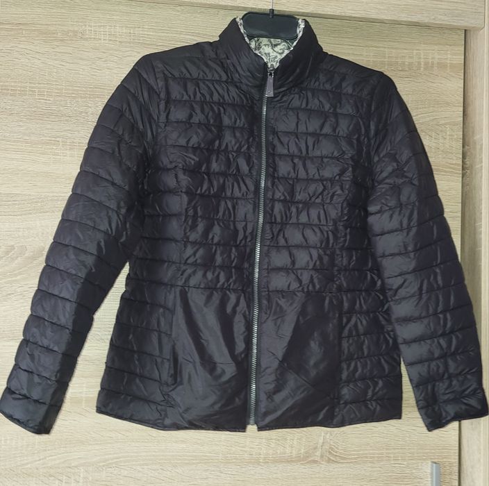 Dwustronna kurtka w bardzo dobrym stanie z defektem, rozmiar L/XL