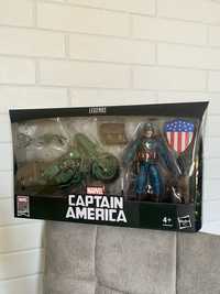 Фігурка Marvel Legends Captain America with Motorcycle Капітан Америка