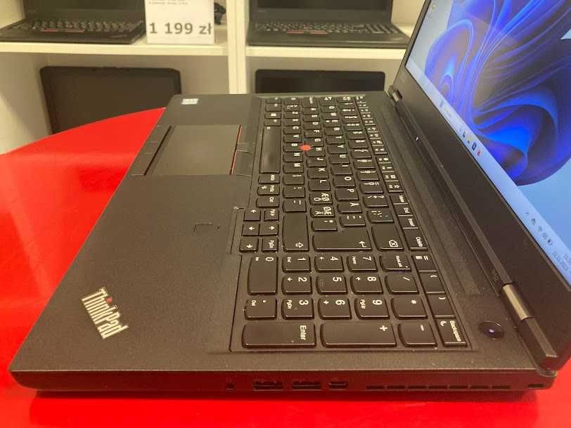 Laptop 15" Lenovo ThinkPad P52 i7H 32GB 512SSD Quadro P2000 RATY 0%