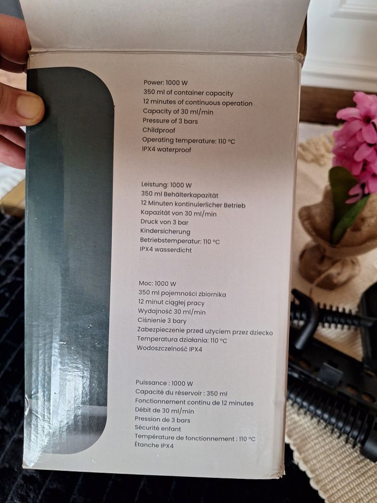 Myjka parowa mała
