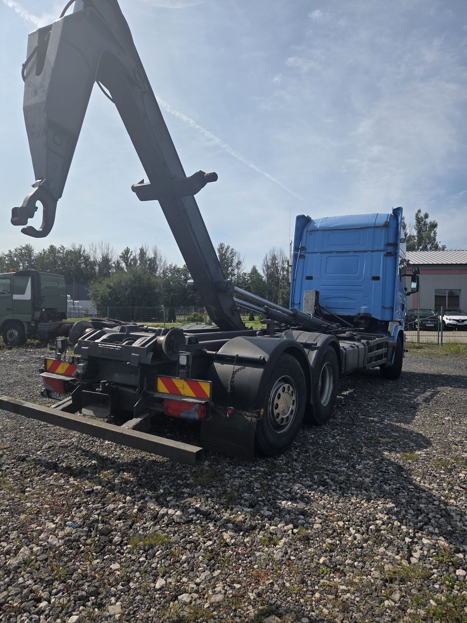 Scania l124 420km 6x2 hakowiec udt stan bdbb