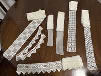 “Entremeios” de renda para lençois ou outros trabalhos de decoração