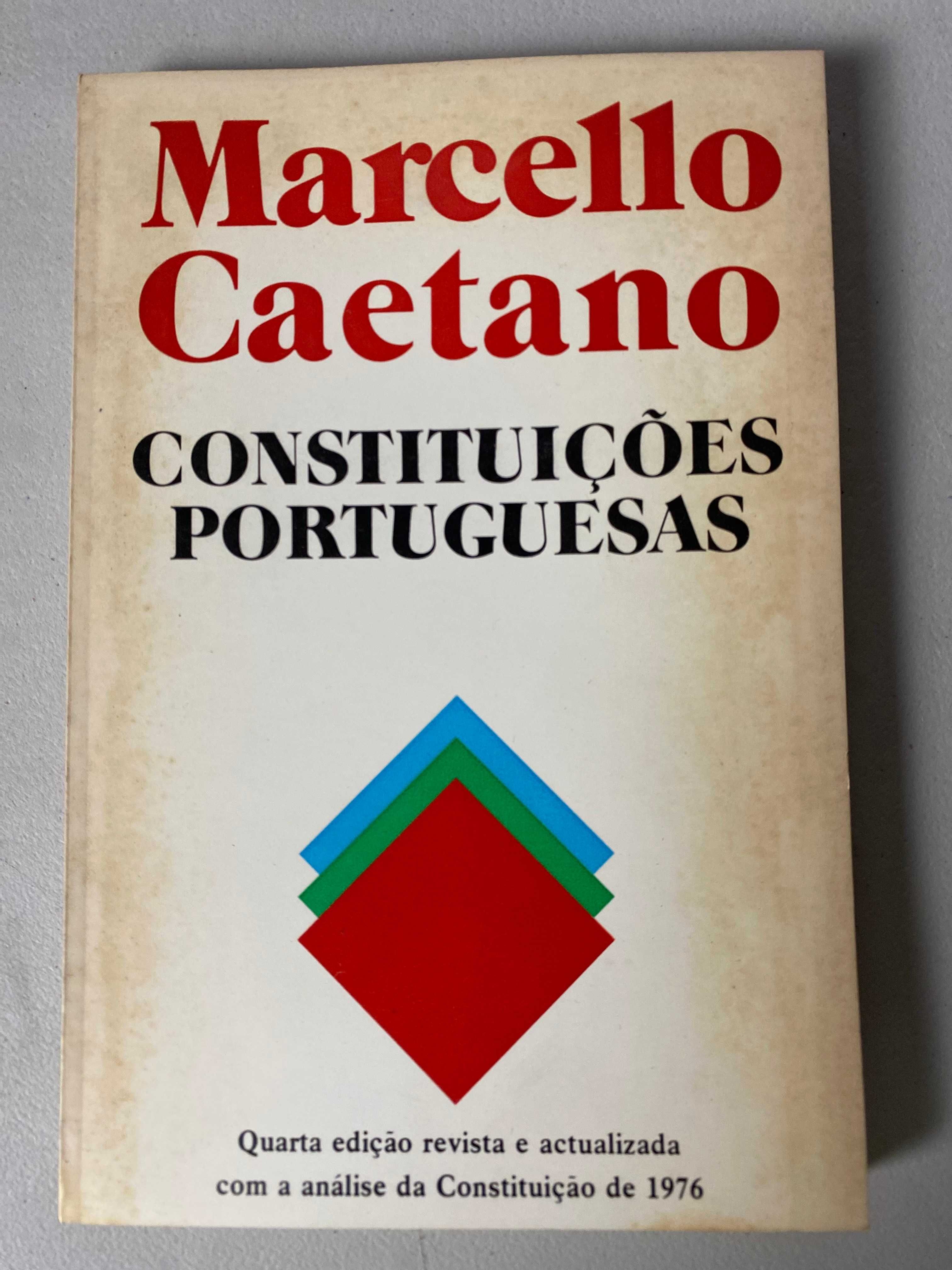 Livro  Ref:PVI - Constituições Portuguesas - Marcello Caetano