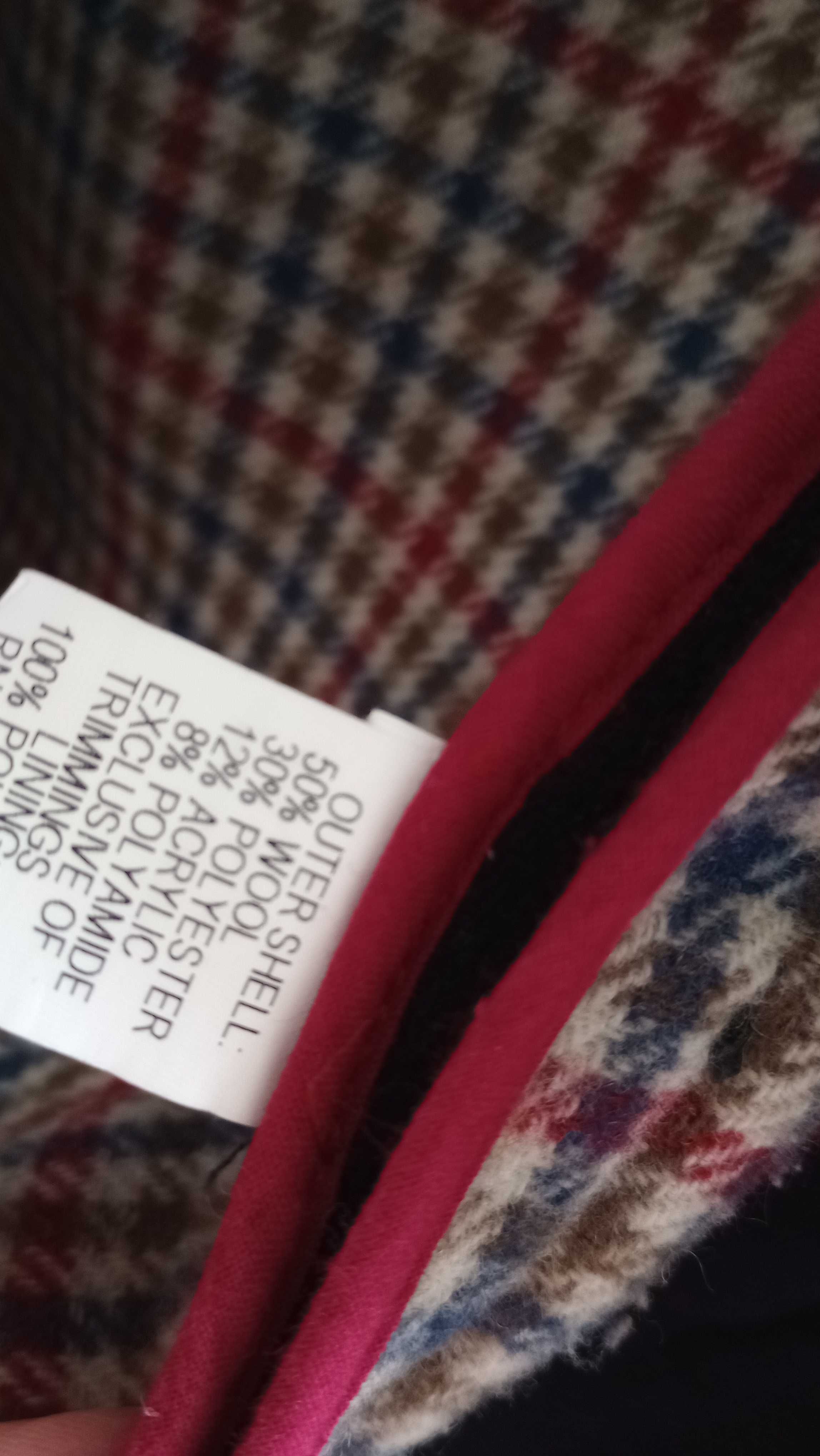Płaszczyk Zara, 24-36 miesięcy, 50% wool, granatowy na wiosnę