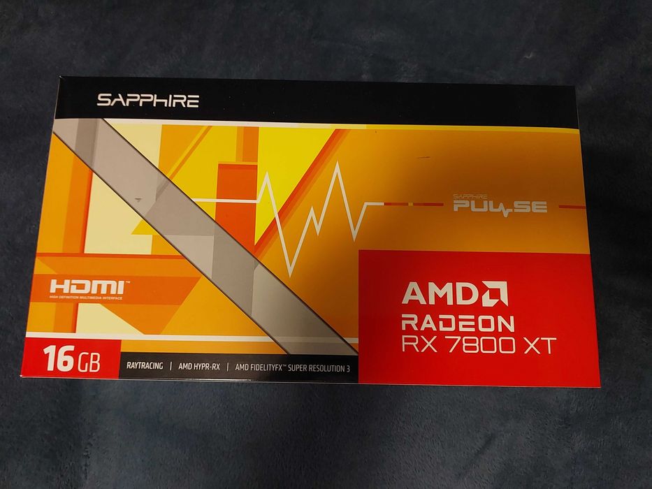 Видеокарта Saphire Radeon rx7800xt на гарантії