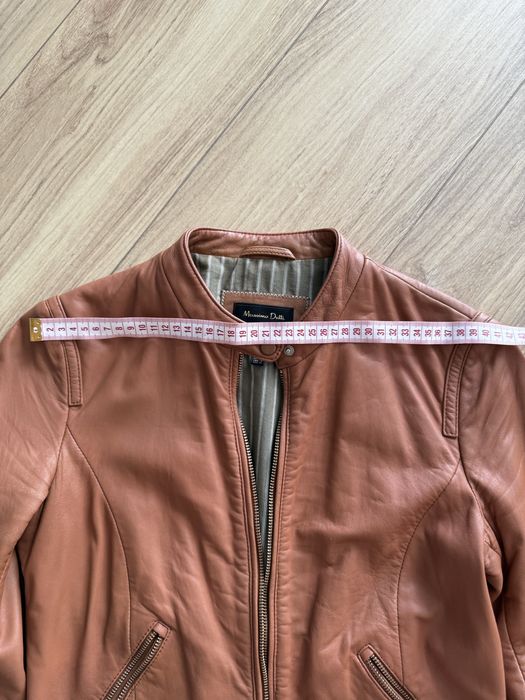 Шкіряна куртка Massimo Dutti, розмір S