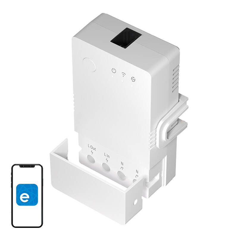 Przekaźnik Wifi Sonoff Thr320 20A Temperatura Wilgotność Smart Home