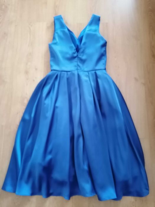 Vestido azul como novo