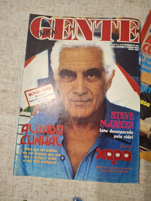 Revistas antigas gente alvaro cunhal ary santos tomas mello tom