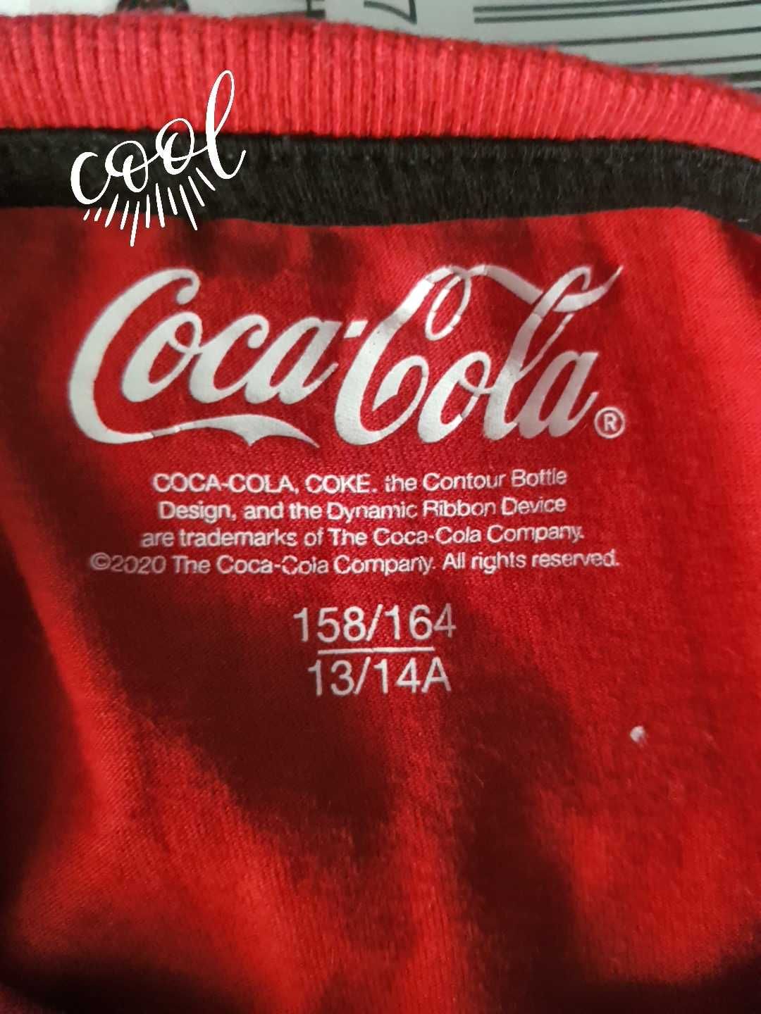 Bluzka  chłopięca Coca Cola .Rozmiar 158/164