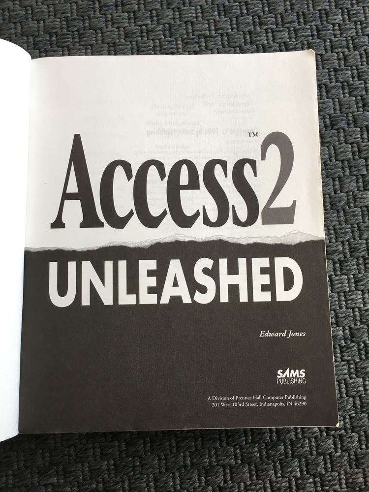 Access 2 Unleashed - Edward Jones