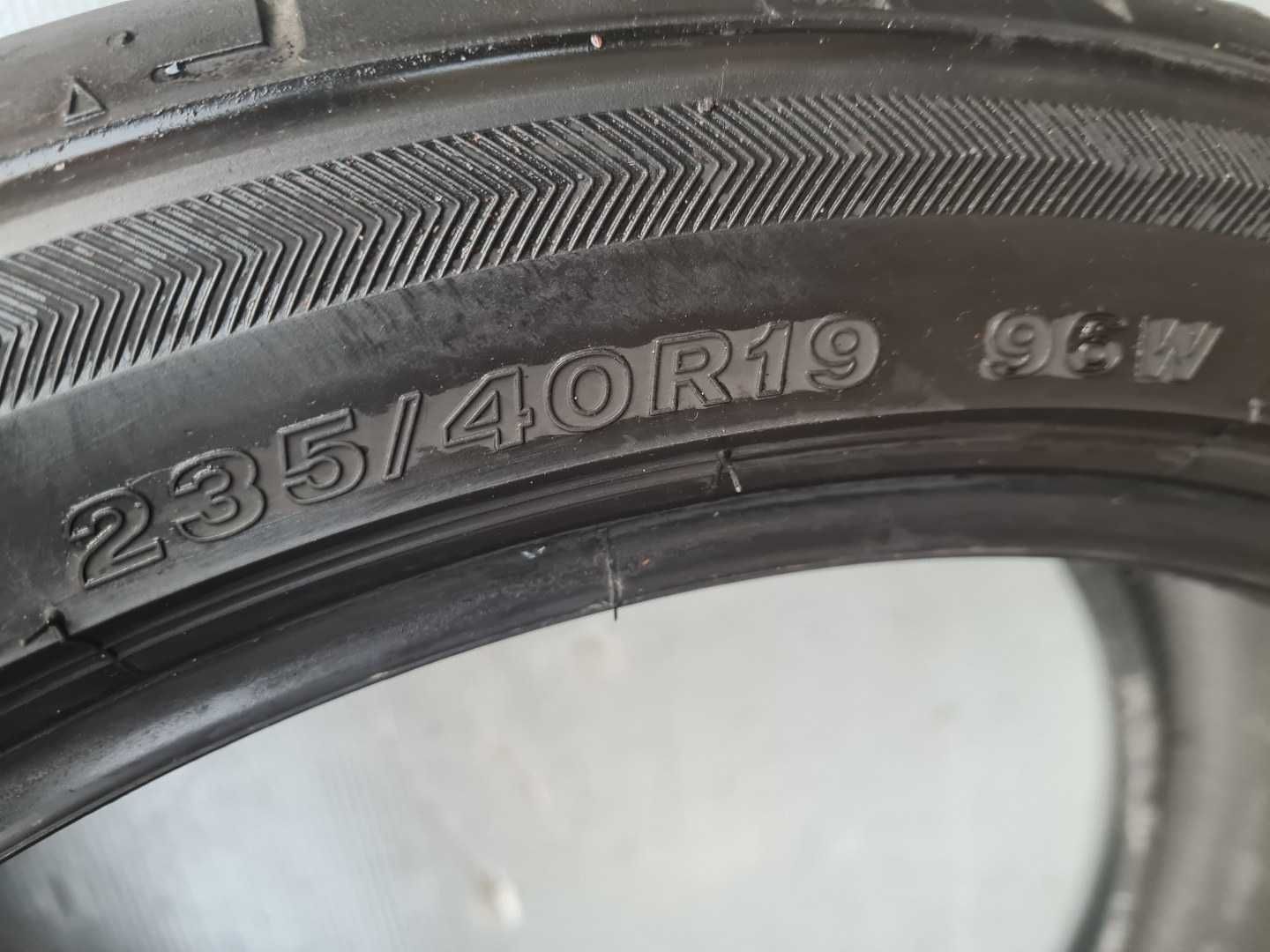 2x BRIDGESTONE POTENZA S001 235/40/19 96W 7mm 2022 Opony Letnie