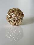 Złoty charms Pandora G585 złoto 14k