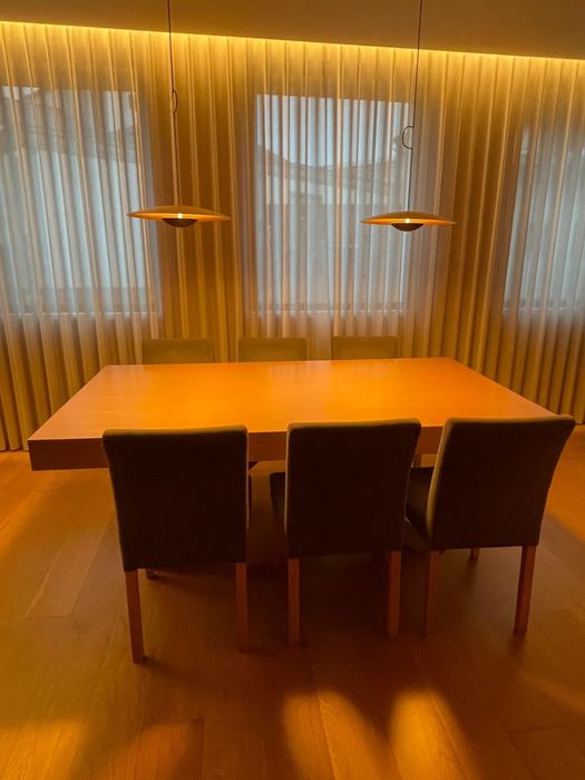 Conjunto Mesa de Jantar (Com Prolongador) + 6 Cadeiras