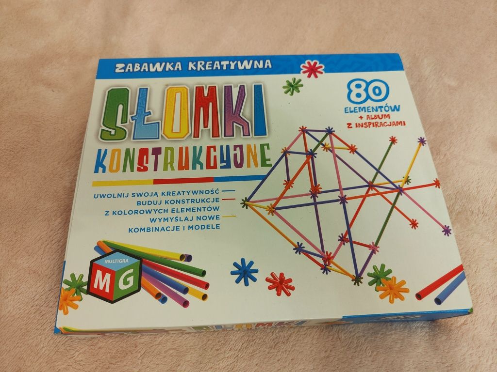 Słomki konstrukcyjne 80 elementów