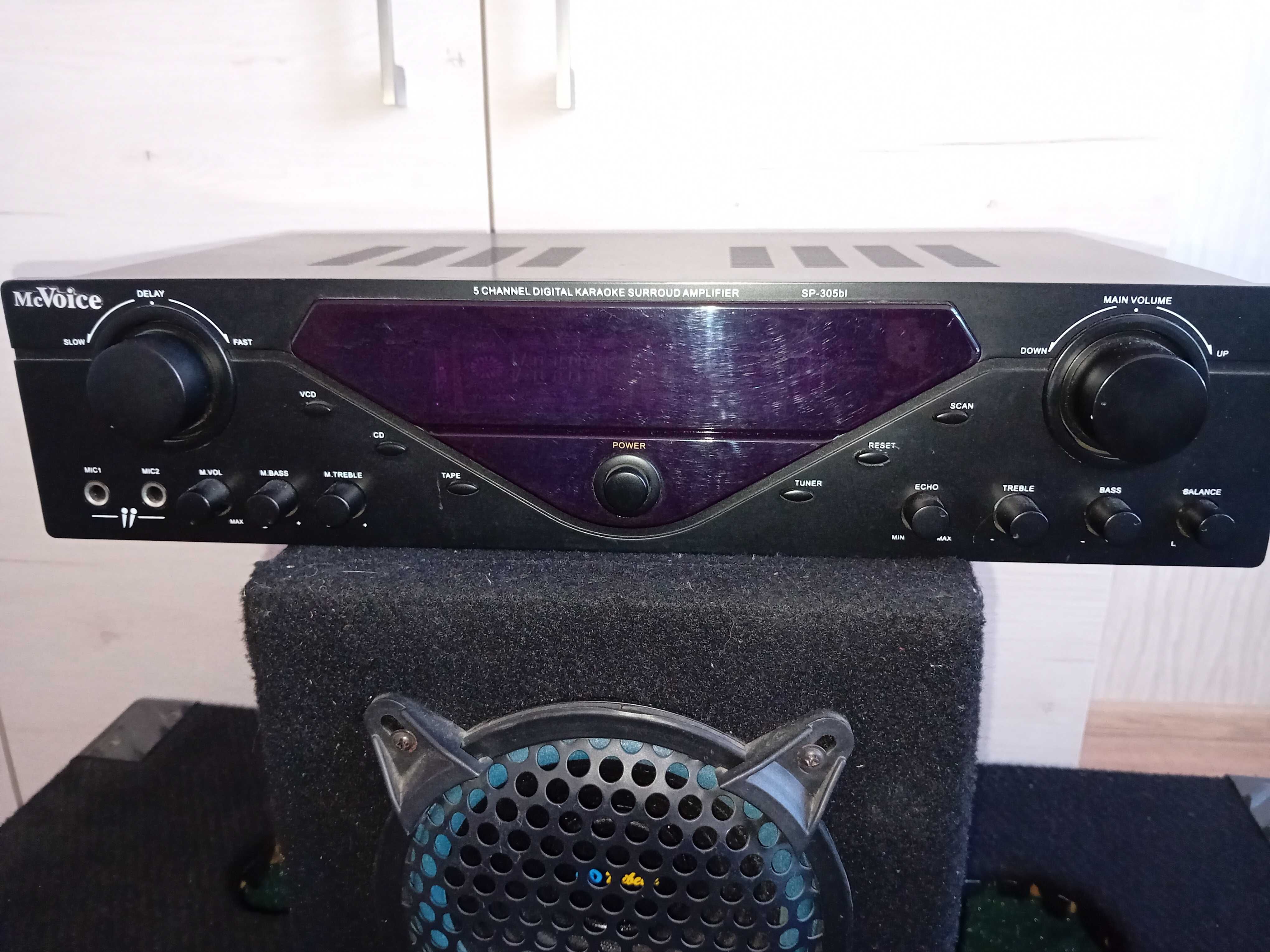 Kolumny głośniki tonsil 30cm wzmacniacz amplituner subwoofer głośnik