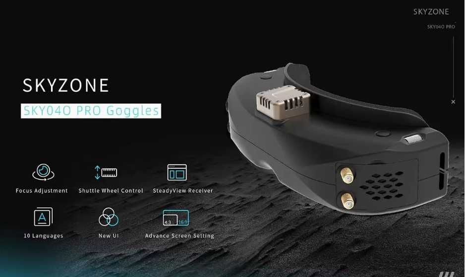 Окуляри SKYZONE SKY04O PRO FPV Goggles OLED 1280*720 5.8G