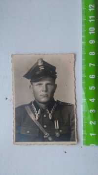 Zdjęcie żołnierza polskiego z czasów wojny