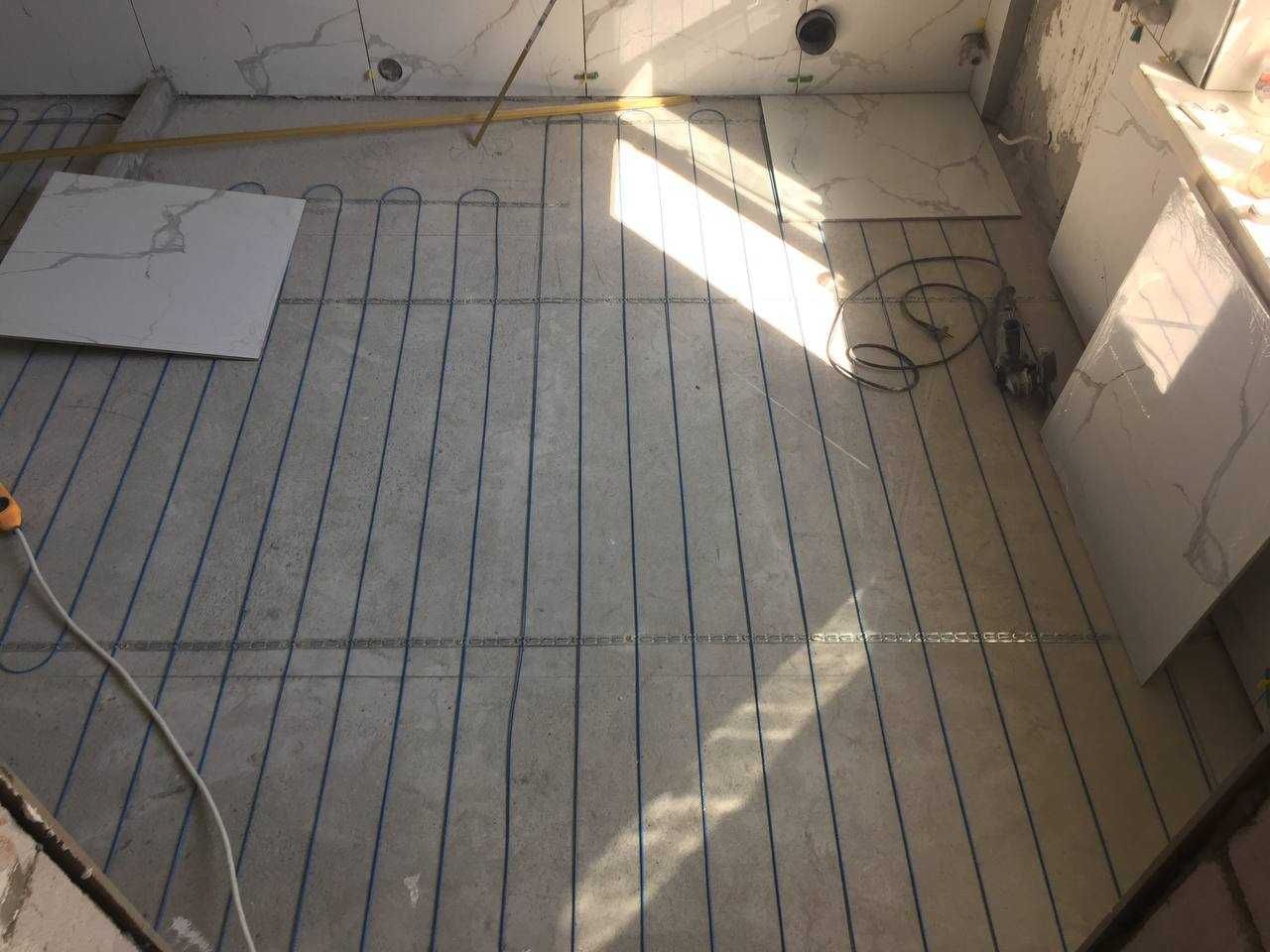 Монтаж теплої підлоги