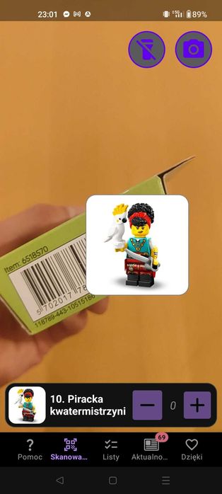 NOWY Piracka kwatermistrzyni / Pirate quartermaster LEGO 71048 Seria27