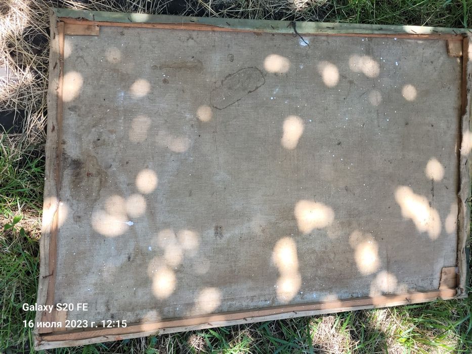 Картина старая масло б.у